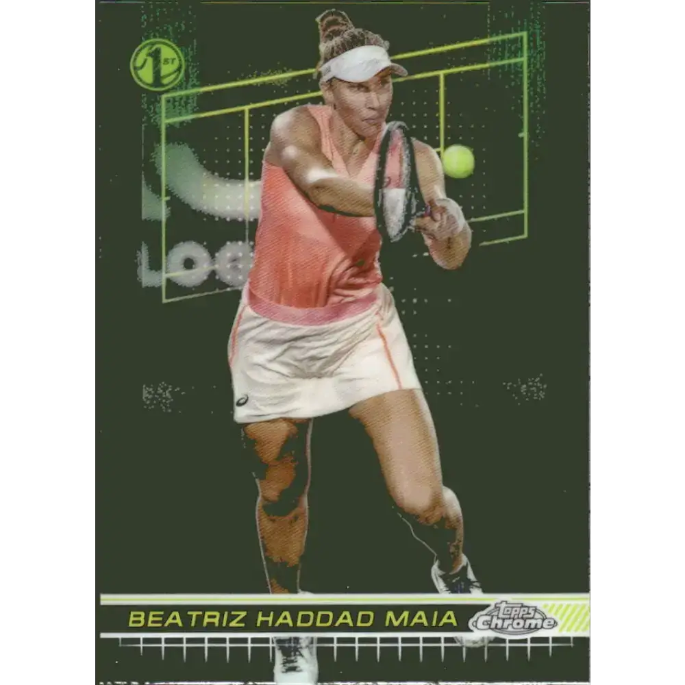 2024 Topps Chrome #87 Beatriz Haddad Maia EX Excellent Tennis Card