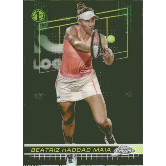 2024 Topps Chrome #87 Beatriz Haddad Maia EX Excellent Tennis Card - Tennis Card Single