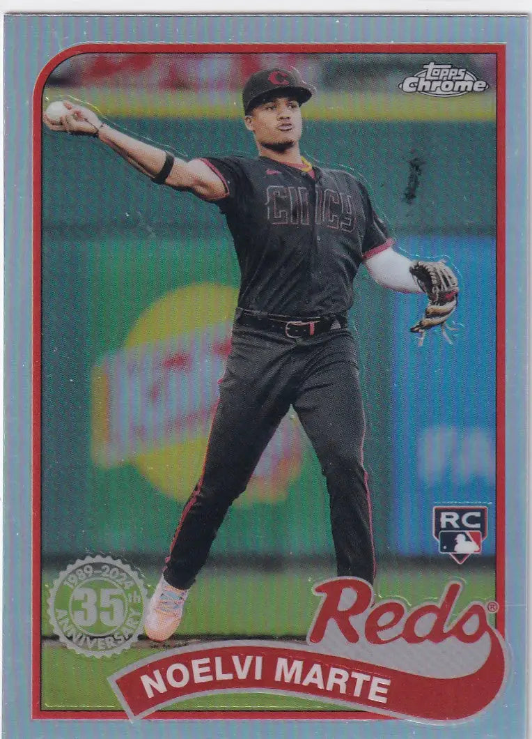 2024 TOPPS CHROME #89CB-16 NOELVI MARTE REFRACTOR- CINCINNATI REDS - Baseball Card Single