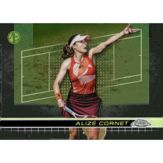 2024 Topps Chrome #90 Alize Cornet EX Excellent Tennis Card - Tennis Card Single