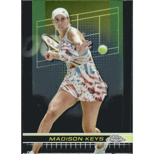 2024 Topps Chrome #95 Madison Keys EX Excellent Tennis Card - Tennis Card Single