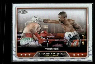 2024 Topps Chrome #96 Sivenathi Nontshinga Refractor - UFC/MMA Card Single