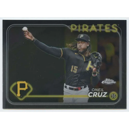 2024 Topps Chrome #98 Oneil Cruz NM-MT Pittsburgh Pirates Baseball Card - Baseball Card Single