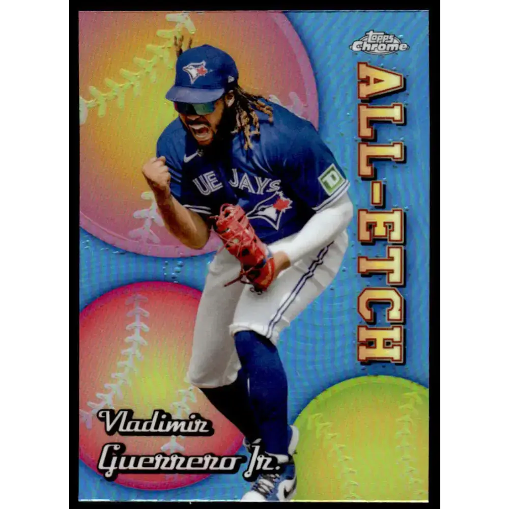 2024 Topps Chrome All Etch Refractor #CAE-3 Vladimir Guerrero Jr. NM-MT Toronto Blue Jays Baseball Card - Baseball Card