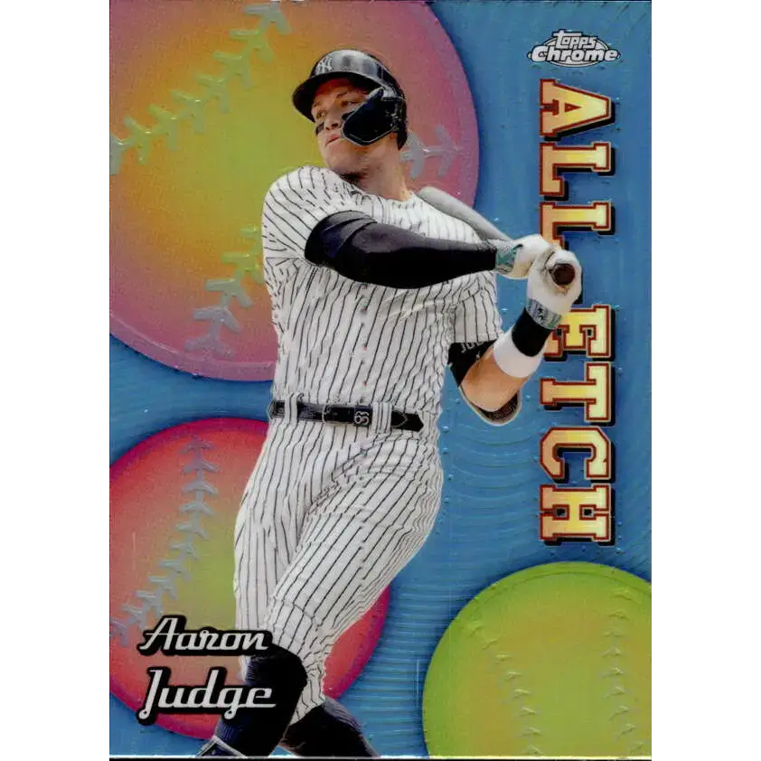 2024 Topps Chrome All Etch Refractor #CAE-6 Aaron Judge NM-MT New York Yankees Baseball Card