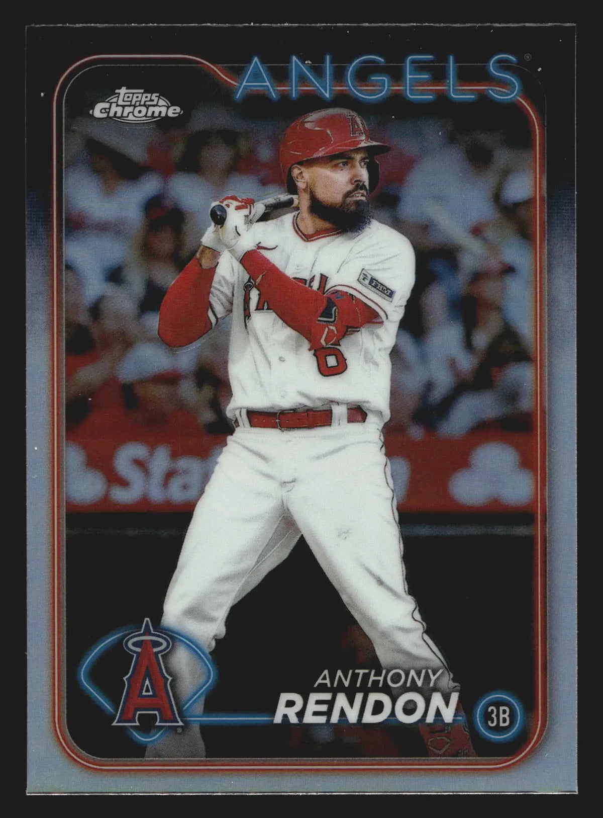 2024 Topps Chrome Anthony Rendon #61 Refractor Los Angeles Angels - Baseball Card Single