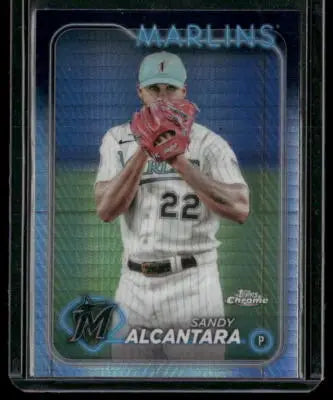 2024 Topps Chrome Baseball Sandy Alcantara #636 Baseball - Baseball Card Single