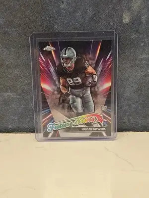 2024 Topps Chrome Brock Bowers Future Stars RC #FS-12 Las Vegas Raiders - Football Card Single