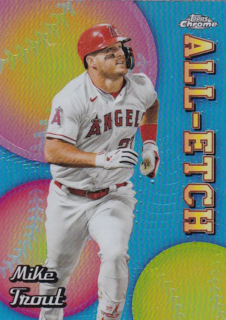 2024 TOPPS CHROME #CAE-2 MIKE TROUT ALL ETCH- ANGELS - Baseball Card Single