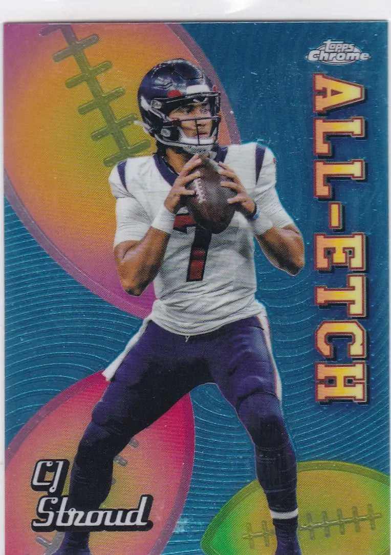 2024 Topps Chrome #CAE-CS CJ Stroud All Etch Houston Texans - Football Card Single