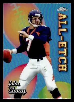 2024 Topps Chrome #CAE-JE John Elway Chrome All-Etch Refractor
