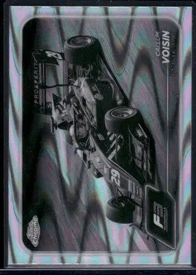 2024 Topps Chrome Callum Voisin #142 Wave Refractor Auto Racing - Racing Card Single