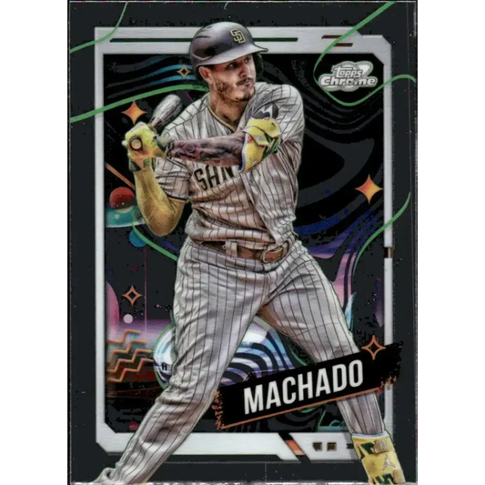 2024 Topps Chrome Cosmic #12 Manny Machado NM-MT San Diego Padres Baseball Card - Baseball Card Single