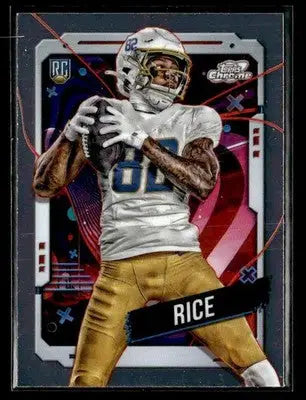 2024 Topps Chrome Cosmic #154 Brenden Rice - Football Card Single