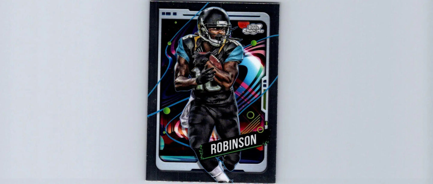 Denard Robinson football trading card from 2024 Topps Chrome Cosmic series