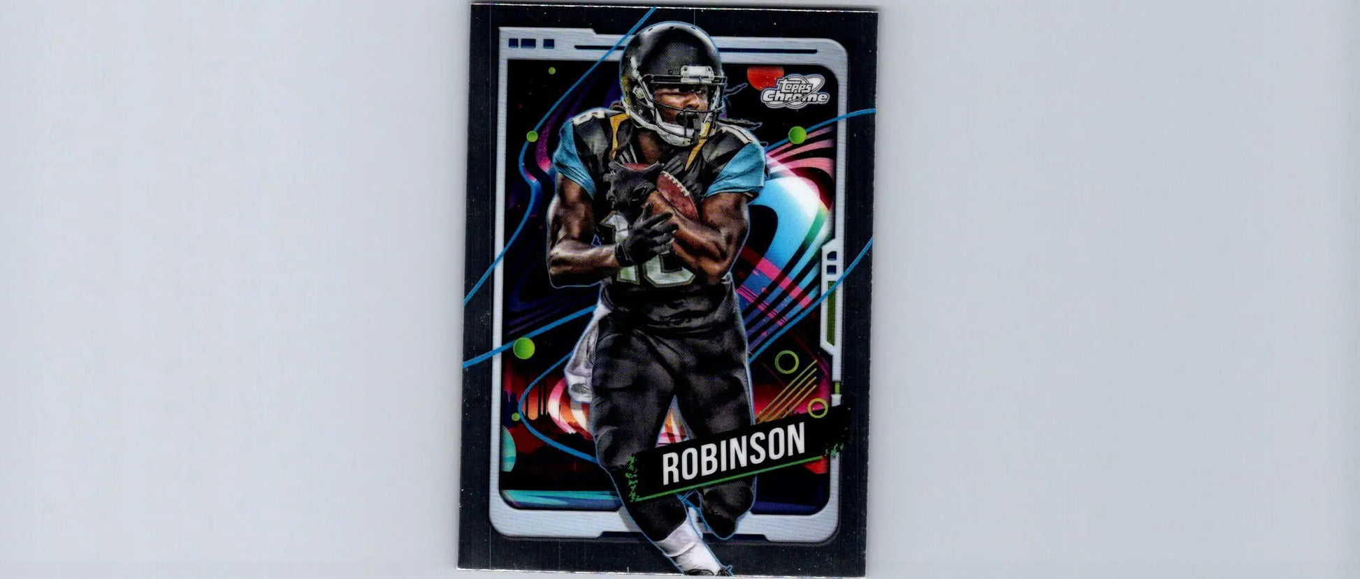 Denard Robinson football trading card from 2024 Topps Chrome Cosmic series