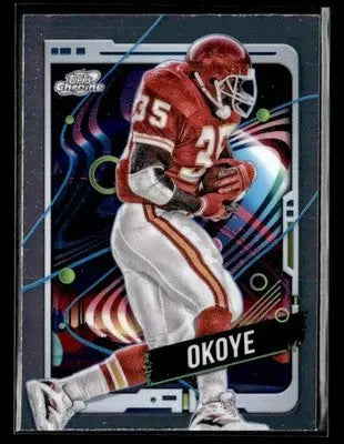 2024 Topps Chrome Cosmic #46 Christian Okoye - Football Card Single