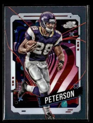 2024 Topps Chrome Cosmic #57 Adrian Peterson Minnesota Vikings - Football Card Single