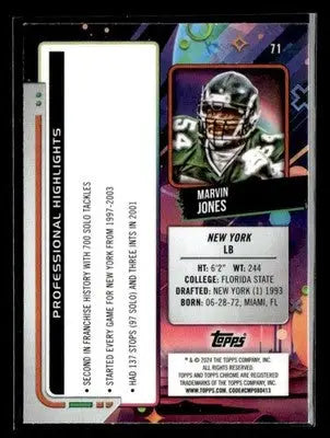 2024 Topps Chrome Cosmic #71 Marvin Jones - Football Card Single