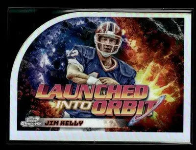 2024 Topps Chrome Cosmic #LIO-19 Jim Kelly Launched Into Orbit - Football Card Single
