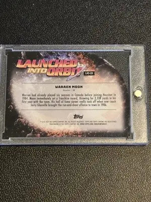 2024 Topps Chrome Cosmic #LIO-23 Warren Moon Launched Into Orbit Gold #/50 - Football Card Single