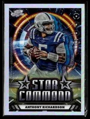 2024 Topps Chrome Cosmic #SC-14 Anthony Richardson Star Command - Football Card Single