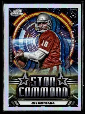 2024 Topps Chrome Cosmic #SC-22 Joe Montana Star Command - Football Card Single