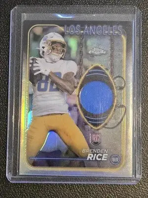 2024 Topps Chrome #CRR-BR Brenden Rice Topps Chrome Rookie Relics - Football Card Single