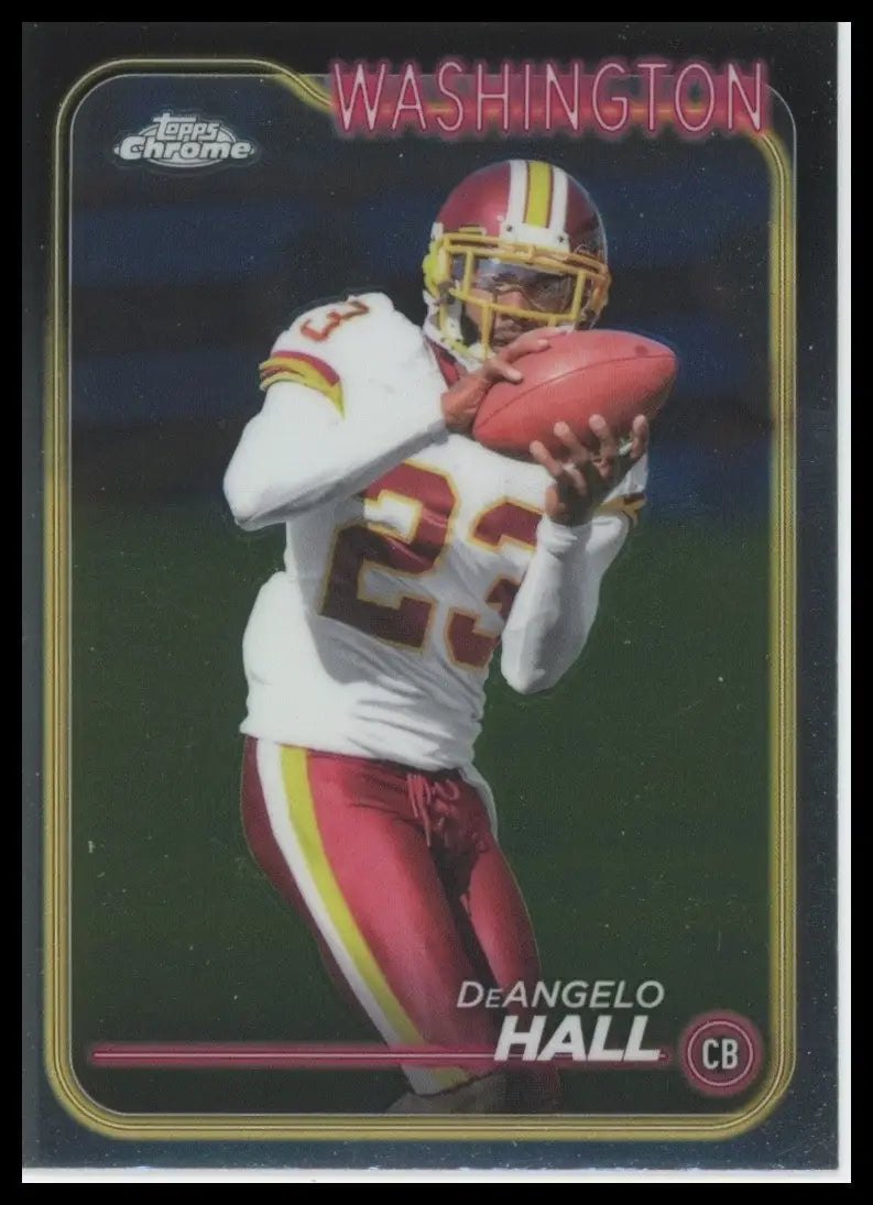 2024 Topps Chrome - DeAngelo Hall #195 - Football Card Single