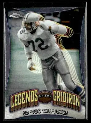 2024 Topps Chrome Ed ’Too Tall’ Jones #LOG-20 Legends of the Gridiron Cowboys