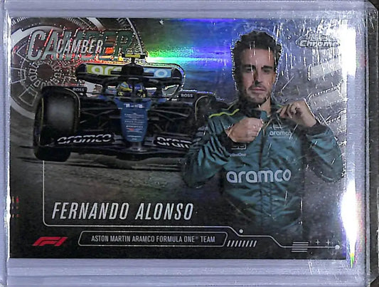 2024 Topps Chrome F1 Camber #CAM-5 Fernando Alonso NM-MT - Racing Card Single