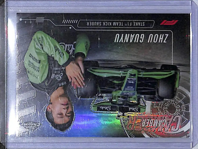 2024 Topps Chrome F1 Camber #CAM-8 Zhou Guanyu NM-MT - Racing Card Single