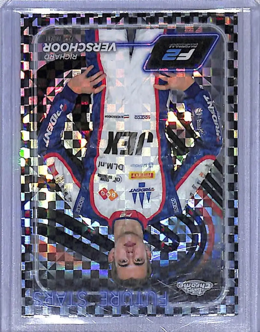 2024 Topps Chrome F1 Checkered Flag #37 Richard Verschoor NM-MT - Racing Card Single