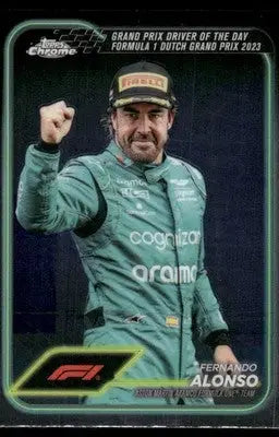 2024 Topps Chrome F1 Fernando Alonso #171 Racing - Racing Card Single