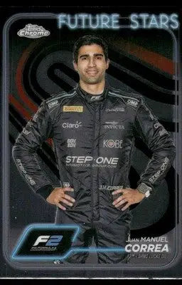 2024 Topps Chrome F1 Juan Manuel Correa #34 Auto Racing - Racing Card Single