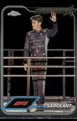 2024 Topps Chrome F1 Logan Sargeant #186 Award Winners Racing - Racing Card Single
