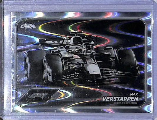 2024 Topps Chrome F1 Negative Ray-Wave #73 Max Verstappen NM-MT - Racing Card Single