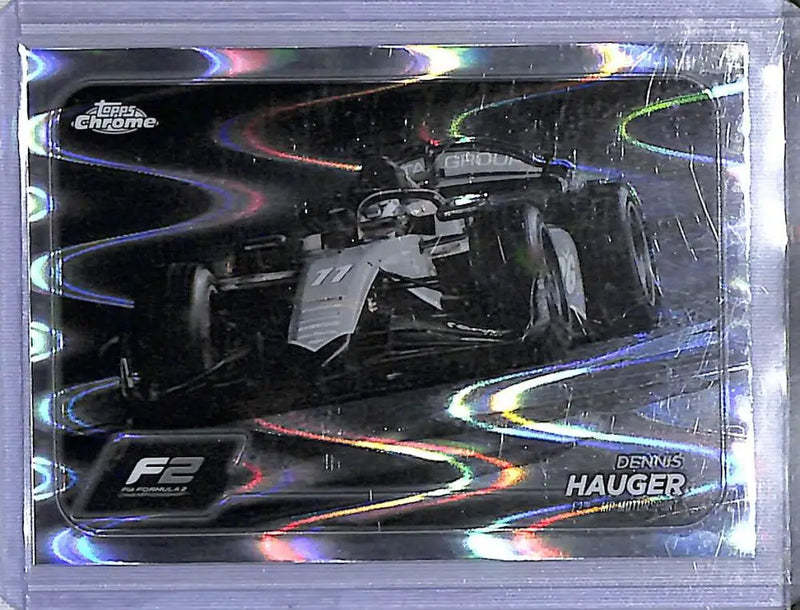 2024 Topps Chrome F1 Negative Ray-Wave #95 Dennis Hauger NM-MT - Racing Card Single