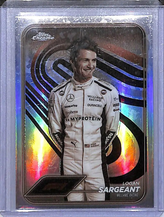 2024 Topps Chrome F1 Sepia #20 Logan Sargeant NM-MT - Racing Card Single