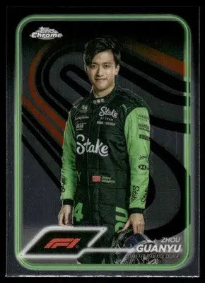 2024 Topps Chrome F1 Zhou Guanyu #14 Racing - Racing Card Single
