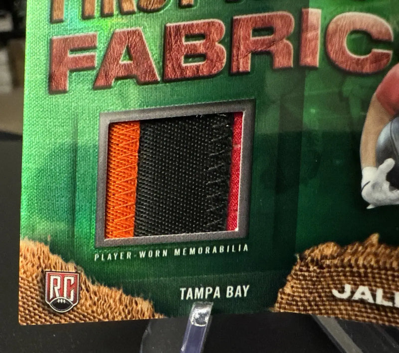 2024 Topps Chrome Football Jalen McMillan First Year Fabric RC 49/99 - Football Card Single