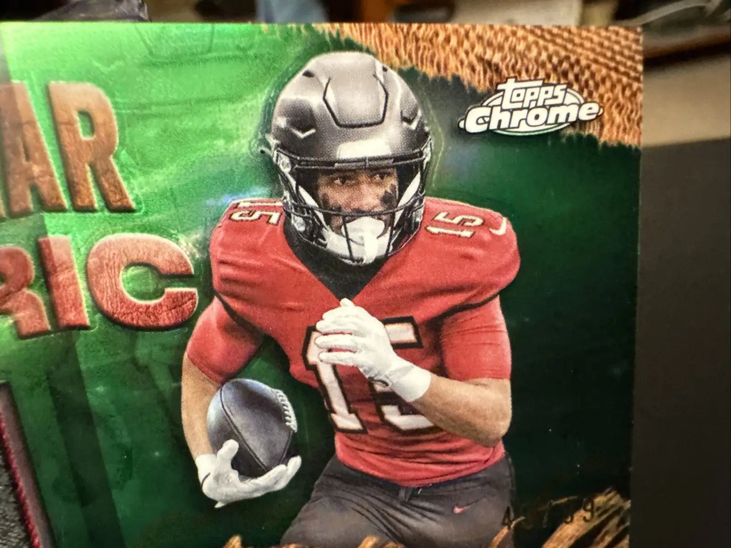 2024 Topps Chrome Football Jalen McMillan First Year Fabric RC 49/99 - Football Card Single