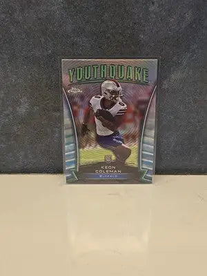 2024 Topps Chrome Football Keon Coleman Youthquake Rookie #Y-21 Buffalo Bills - Football Card Single