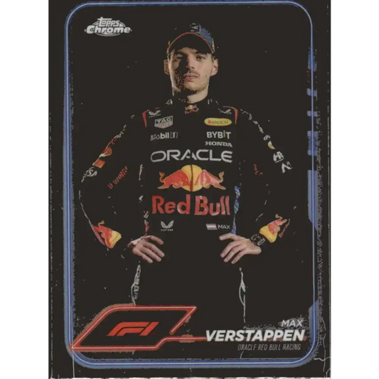 2024 Topps Chrome Formula 1 #1 Max Verstappen NM-MT Oracle Red Bull Racing Racing Card - Racing Card Single