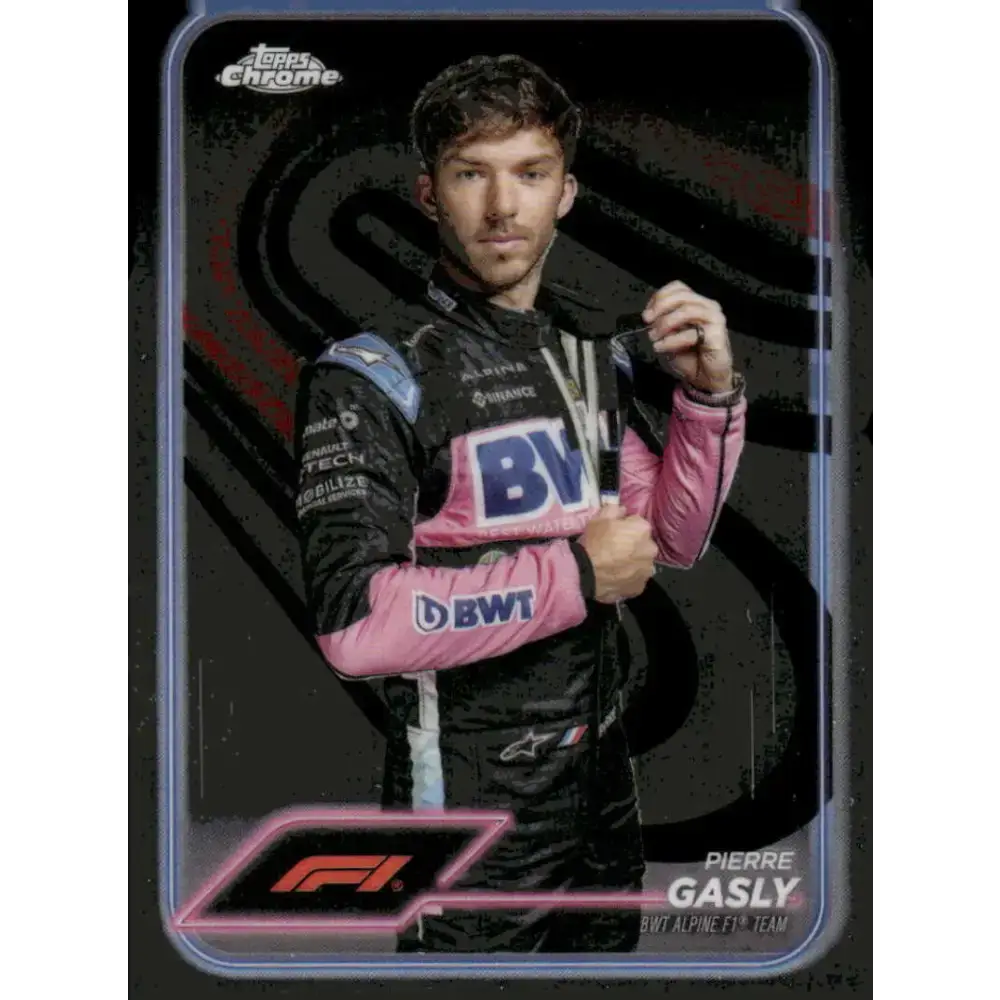 2024 Topps Chrome Formula 1 #10 Pierre Gasly EX Excellent BWT Alpine F1 Team Racing Card
