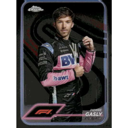 2024 Topps Chrome Formula 1 #10 Pierre Gasly NM-MT BWT Alpine F1 Team Racing Card - Racing Card Single