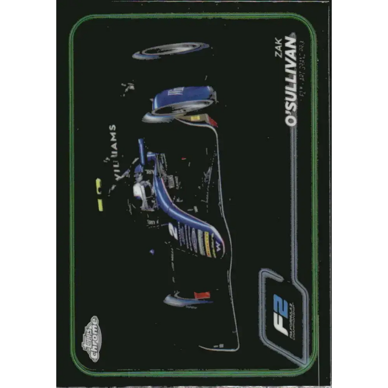 2024 Topps Chrome Formula 1 #101 Zak O’Sullivan NM-MT F2 - ART Grand Prix Racing Card - Racing Card Single
