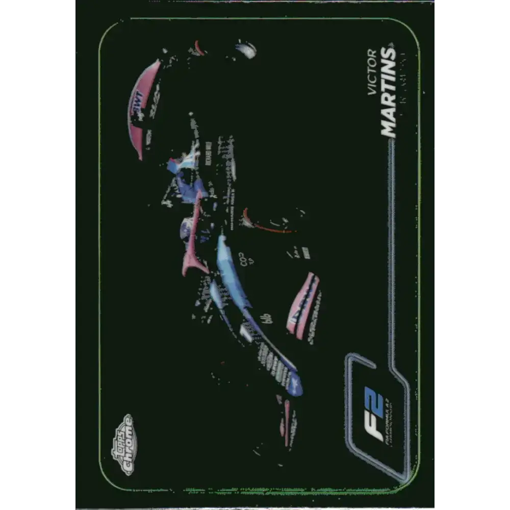 2024 Topps Chrome Formula 1 #102 Victor Martins EX Excellent F2 - ART Grand Prix Racing Card - Racing Card Single