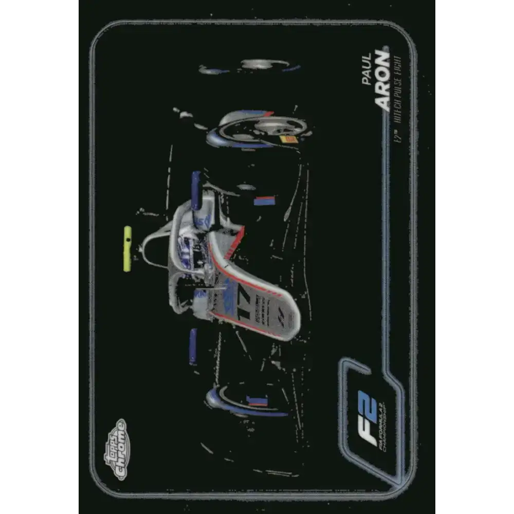 2024 Topps Chrome Formula 1 #103 Paul Aron EX Excellent F2 - Hitech Pulse-Eight Racing Card - Racing Card Single
