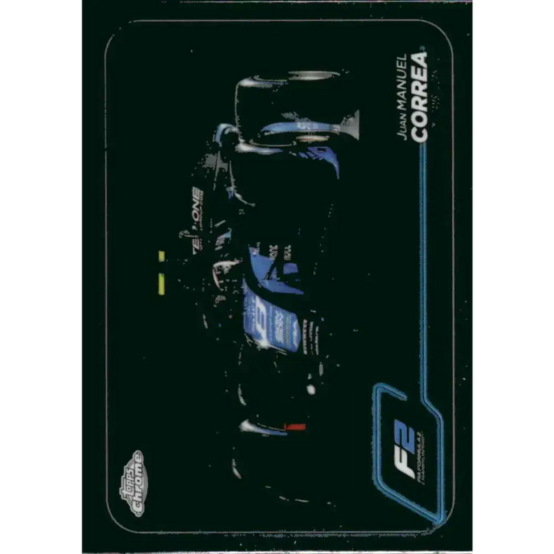 2024 Topps Chrome Formula 1 #106 Juan Manuel Correa NM-MT F2 - DAMS Lucas Oil Racing Card - Racing Card Single